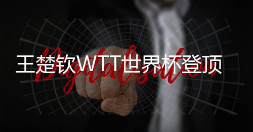 杯登连冠现三钦W顶实王楚世界