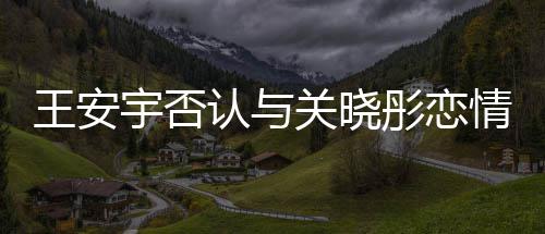 捏造认与追责凭空彤恋情宇否 将关晓王安