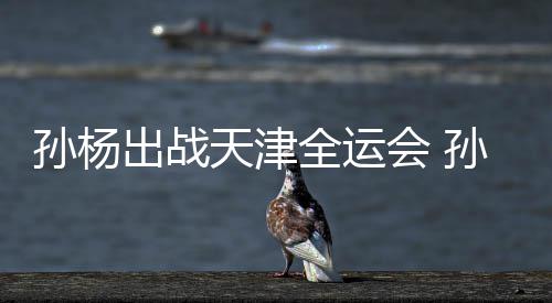 出战浙江天津团旗会 全运担任代表孙杨孙杨手