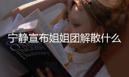 宁静么情吗乘风真的破浪宣布团解团解况 姐姐姐姐散什散是
